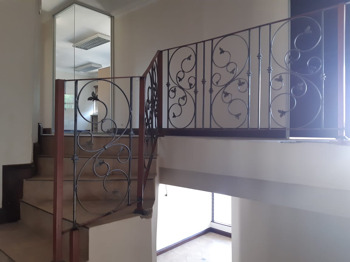 Manufactured and installed hand railing